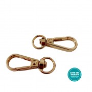 Opening Snap Hooks for Bags - Color Gold
